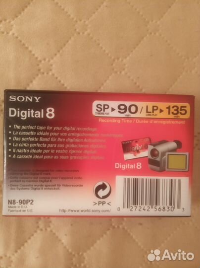 Видеокассета кассета sony