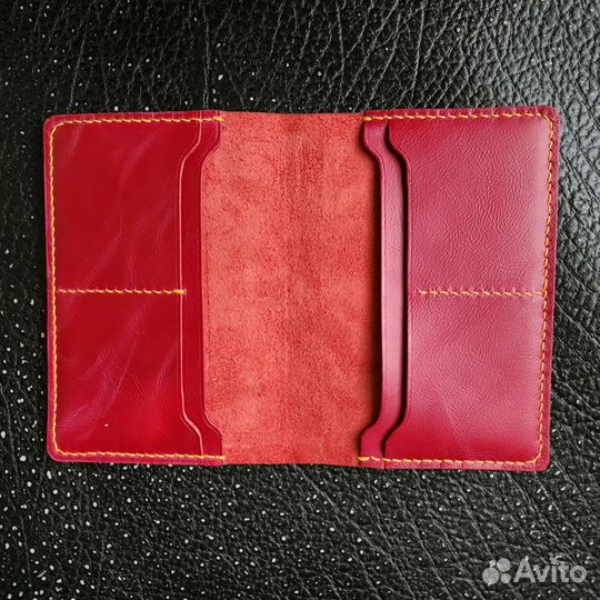 Обложка на паспорт натуральная кожа