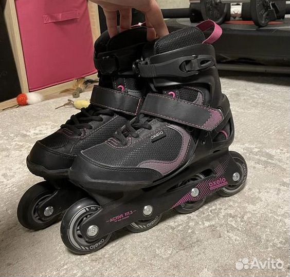 Ролики раздвижные oxelo fit 3