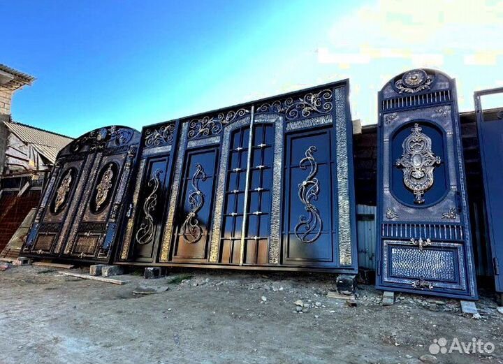 Ворота в Дербенте хай-тэк на заказ