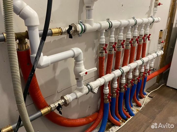 Промывка отопления круглый год,трубы,радиаторы,пол