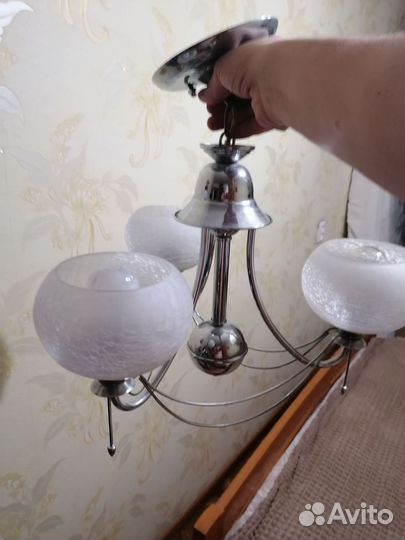 Люстра потолочная подвесная бу