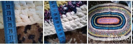 Коврик вязаный крючом