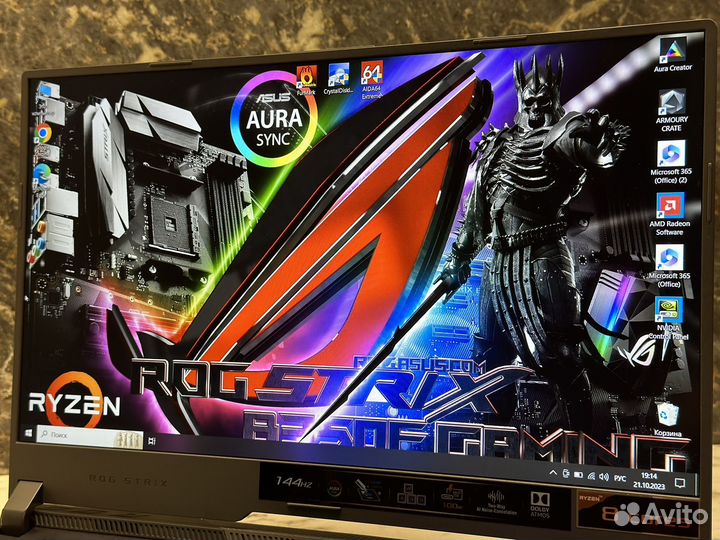 Asus Rog Strix G15 144Hz Ryzen 7 16x/RTX 3050TI/16