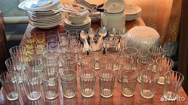 Набор столовой посуды бу