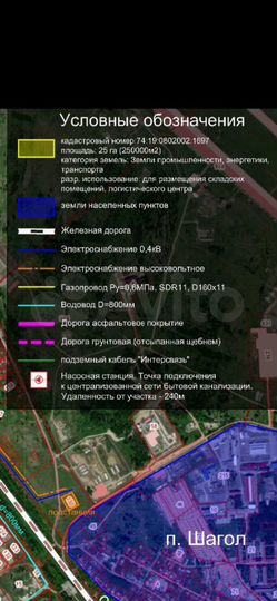 Участок 100 сот. (промназначения)