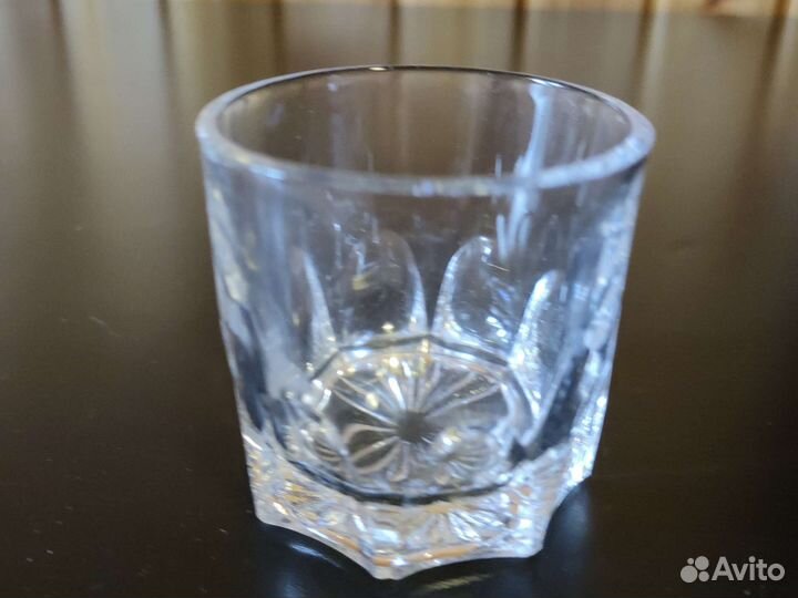 Хрустальные стопки, хрустальный стакан и кружка
