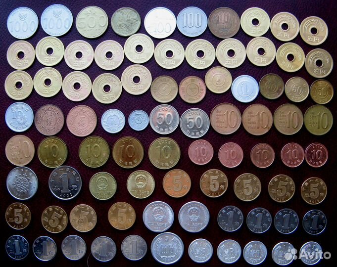 Монеты стран Азии