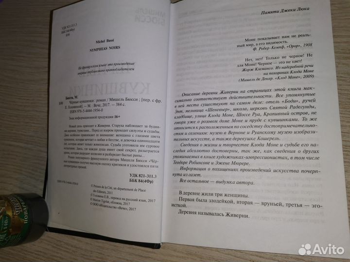 Мишель Бюсси Чёрные кувшинки