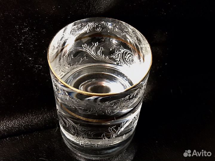 Стакан Чешское стекло гравировка 200 мл