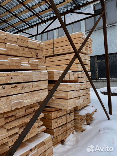 Доска обрезная 50х150х6000мм с доставкой