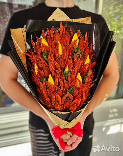 Букеты из раков/вкусный мужской букет/раки/подарок