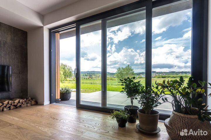 Панорамные окна из алюминиевого профиля