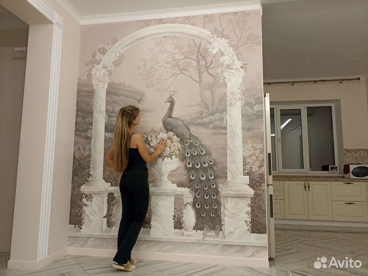 Барельеф. Роспись стен