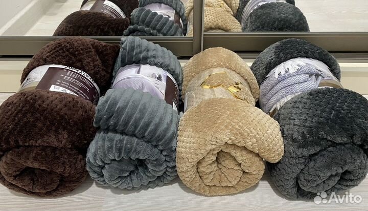 Плед новый евро