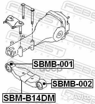 Сайленблок опоры дифференциала (subaru impreza