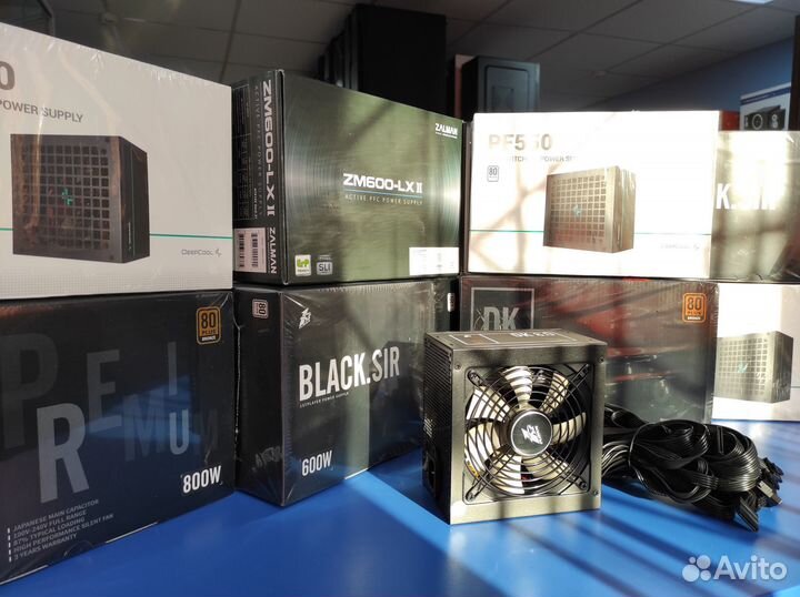 Новые блоки питания пк 500W 600W 800W Гарантия