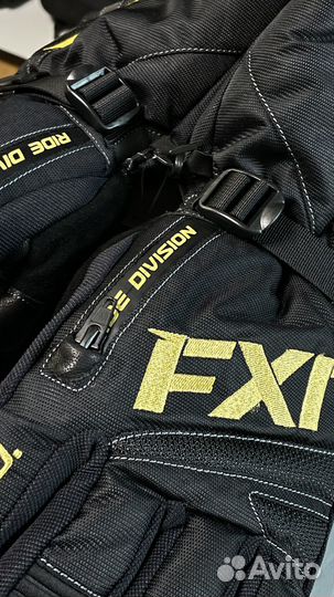 Перчатки FXR Fuel с утеплителем (Black/Gold)