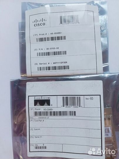 Cisco SFP/gbic 1000Base-T/ -LX/LH / -ZX / -SX