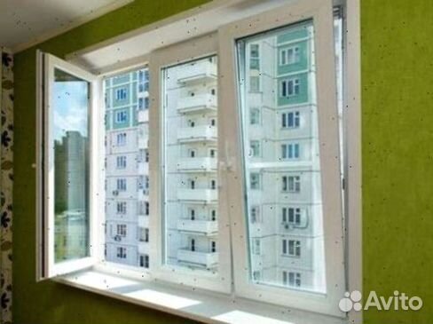 Окно пластиковое остекление балконов