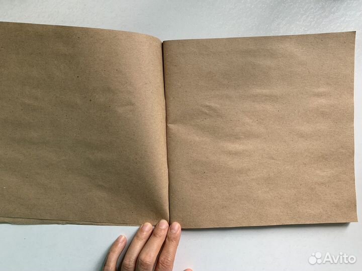 Альбом для эскизов Скетчбук крафт 36 л 21*21 см