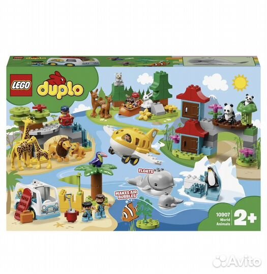 Lego duplo животные мира