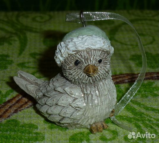Коллекционная статуэтка \ фигурка:Зимний Воробушек
