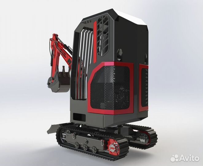 Мини-экскаватор Red Rhino RBX-18, 2022