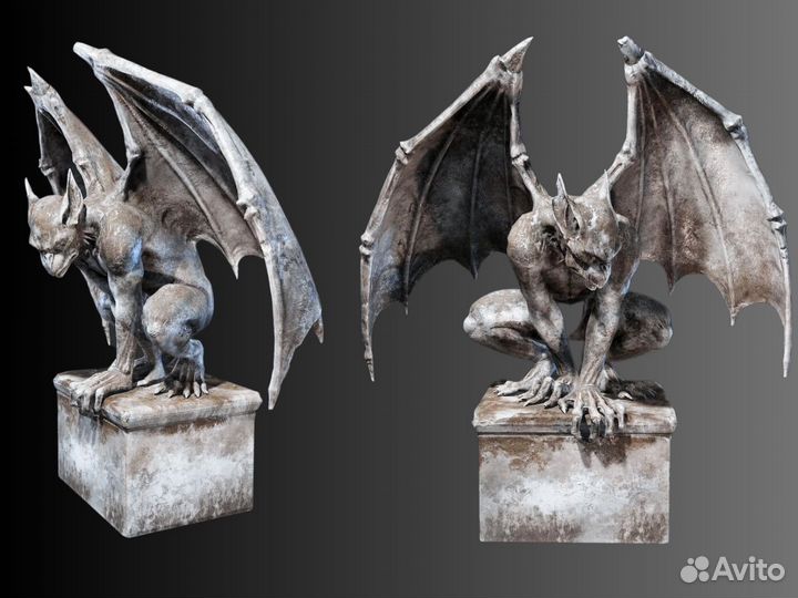 Скульптура - статуя Горгулья 1,5 м