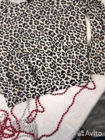 Домашнаяя леопардовая кофта S Hunkemoller