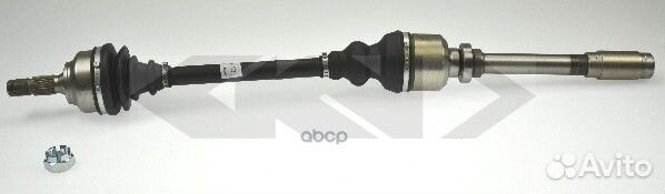 Привод прав peugeot 308 1.6 07- 305045 GKN (Loe