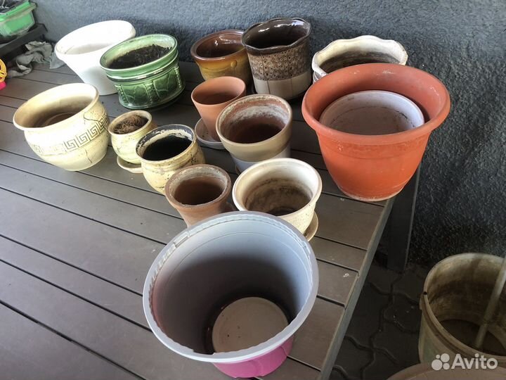 Горшки цветочные керамические