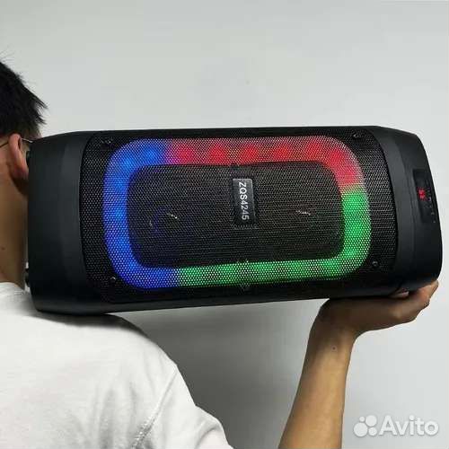 Колонка сабвуфер с микрофоном