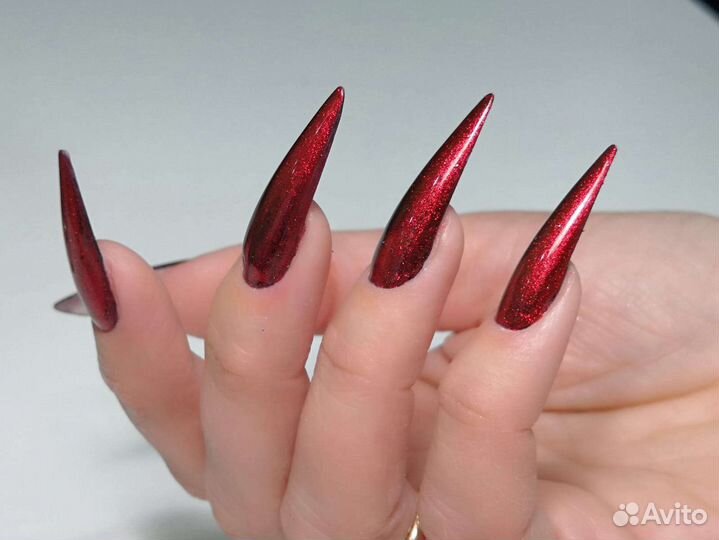 Маникюр наращивание ногтей