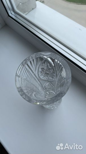 Хрустальная ваза