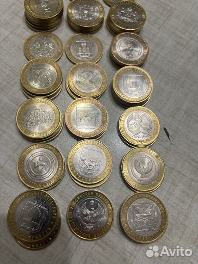 Монеты юбилейные 10рублей