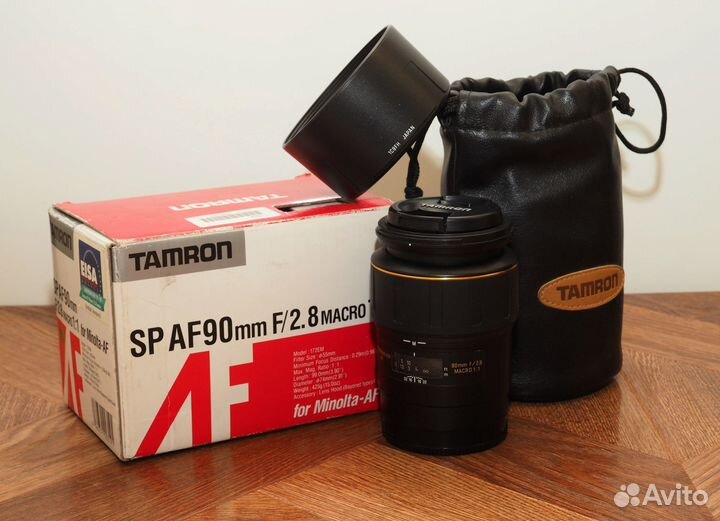 Объектив Tamron SP AF90 mm F/2,8 Macro1:1(Minolta)