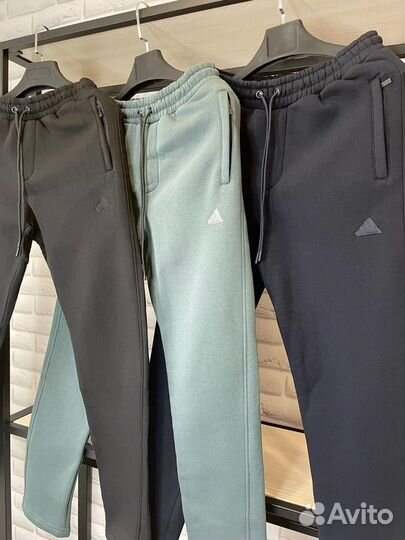 Спортивные штаны Adidas хлопок теплые