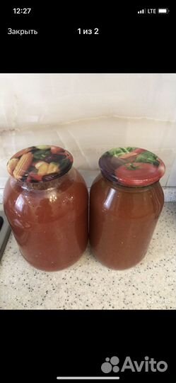 Помидоры в томатном соке