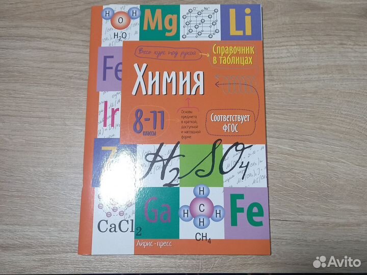 Справочники: биология, химия, алгебра