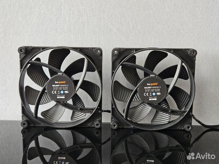 2 шт 140 мм вентилятора Be Quiet Silent Wings 3