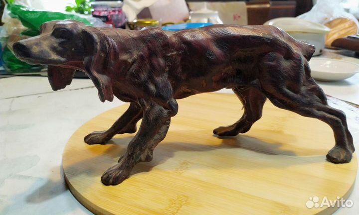 Собака борзая Касли литьё дефект