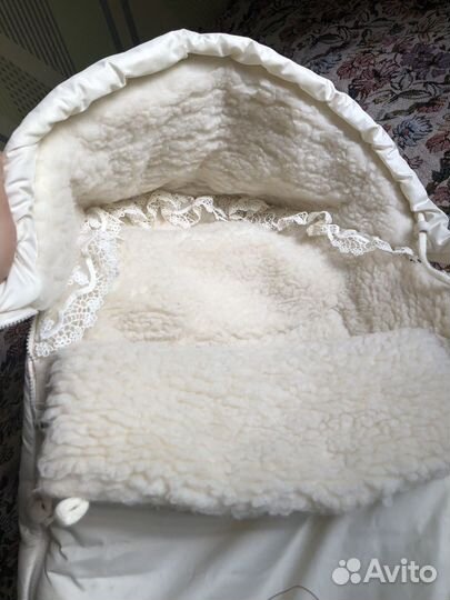 Конверт одеяло в коляску зимний