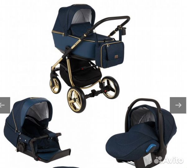 Коляска 3 в 1 Adamex Reggio Special Edition