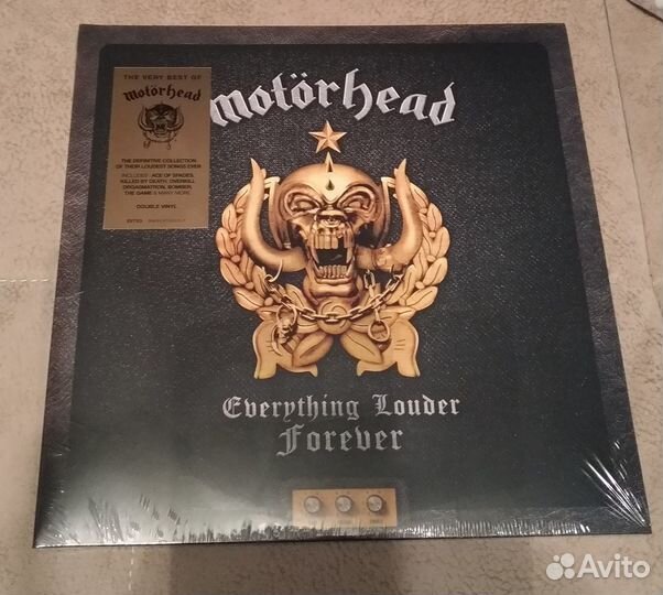Motorhead (2LP-винил) Iron Maiden (3LP-винил)