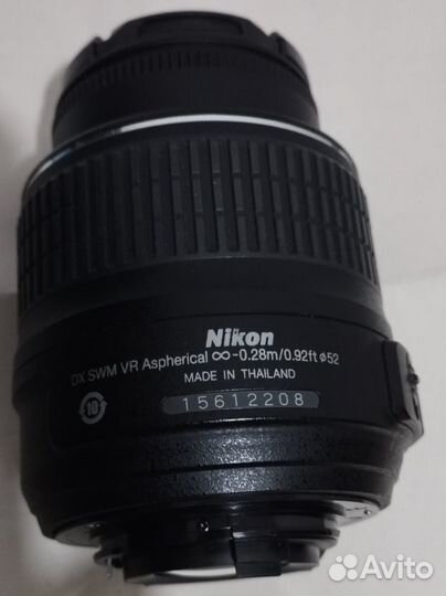 Объектив Nikon 18-55mm f/3.5-5.6G AF-S VR DX