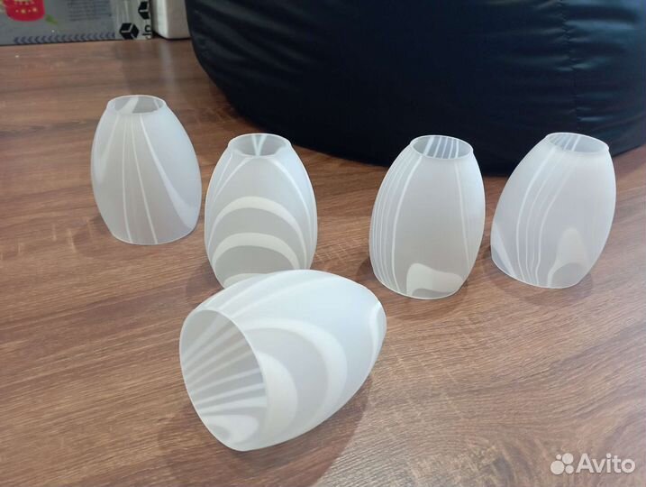 Плафоны для люстры 5 шт