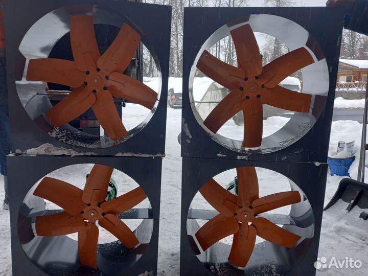 Сушильные камеры древесины-осевые вентиляторы во 6