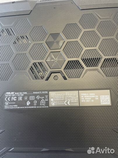 Игровой ноутбук asus tuf gaming f15 i5 gtx1650