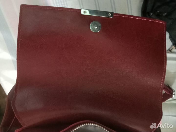 Рюкзак кожа молнию менять